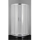 Душ кабина "PRO LINE", овална, 90x90x200 см., хром