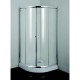 Душ кабина "СЕРИЯ B", овална, 90х90x190 см., хром