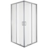 Душ кабина "СЕРИЯ Q", квадратна, 80-90x190 см., хром