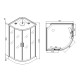 Хидромасажна душ кабина "COMFORT", 100x100x215 см.