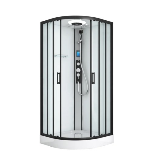 Хидромасажна душ кабина "AUSTIN BLACK", 90x90x215 см.