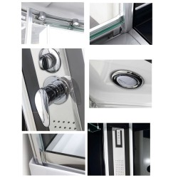 Хидромасажна душ кабина "TREND 1", 90x90x215 см.