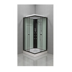 Хидромасажна душ кабина MONO BLACK, 100x100x215 см. Хидромасажна душ кабина MONO BLACK, 100x100x215 см.