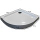 Овално акрилно душ корито "BORA 2", 80-90 см.