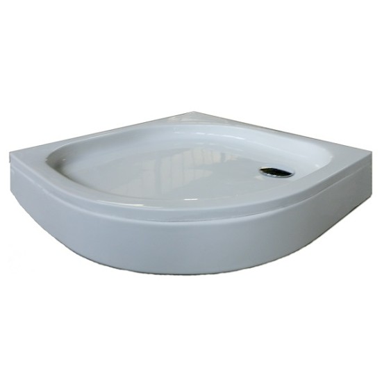 Овално акрилно душ корито "SILBA SET", 80-90 см.