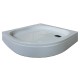 Овално акрилно душ корито "SILBA SET", 80-90 см.