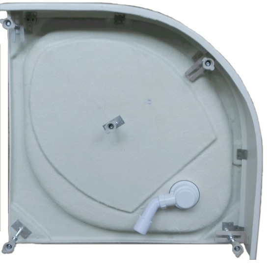 Овално акрилно душ корито "SILBA SET", 80-90 см.