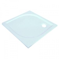 Душ корито от полимер мрамор "ANETA", квадрат, 80-100 см.