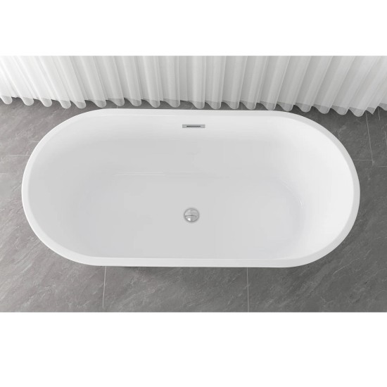 СВОБОДНОСТОЯЩА ВАНА YORK, В БЯЛО G9042 СВОБОДНОСТОЯЩА ВАНА YORK, В БЯЛО G9042