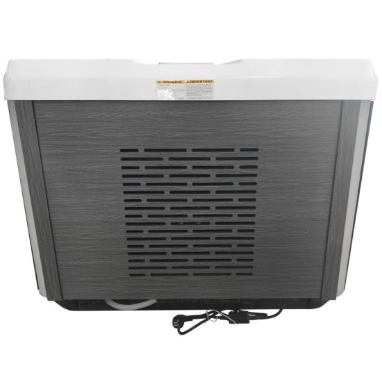 ICE BAD WHITE Ледена вана  и уелнес джакузи  с покривало + стъпала 210x110x80 см ICE30