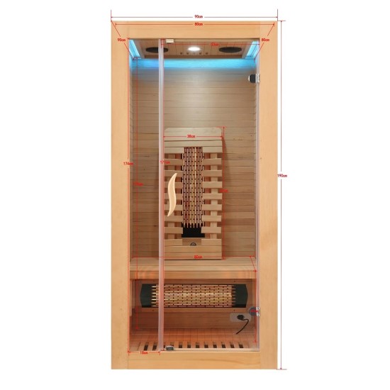 Инфрачервена кабина "Malmö 1", за един