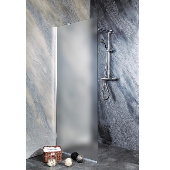 Стационарен параван за баня "YOUNG SANOFLEX", мат, хром, 90х195 см. Стационарен параван за баня "YOUNG SANOFLEX", мат, хром, 90х195 см.