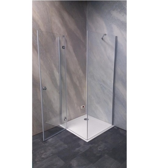 Отваряема врата "SYMPHONY SANOFLEX", хром, 80-120х195 см.