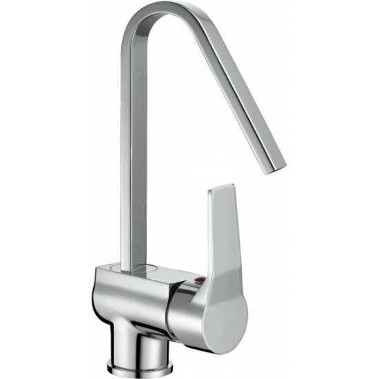 Смесител "SANOSPIRIT", за мивка, хром