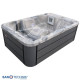 Външно джакузи MODENA Silver Marble, 205x130x70 см