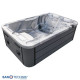 Външно джакузи MODENA Silver Marble, 205x130x70 см