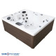 Външно джакузи CATANIA, White Marble, 210x180x82 см Външно джакузи CATANIA, White Marble, 210x180x82 см