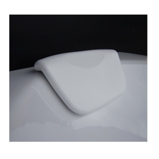 Възглавница за вана, бяла-черна