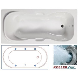 Хидромасажна вана Fiji Power 1, 170х75х61см, комплект