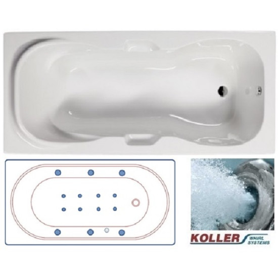 Хидромасажна вана Fiji Power 2, 170х75х61см, комплект