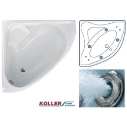 Хидромасажна вана Firenze 120 Future, 120х120х61см, комплект