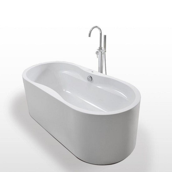 Свободностояща вана "LIERPOOL", в бяло