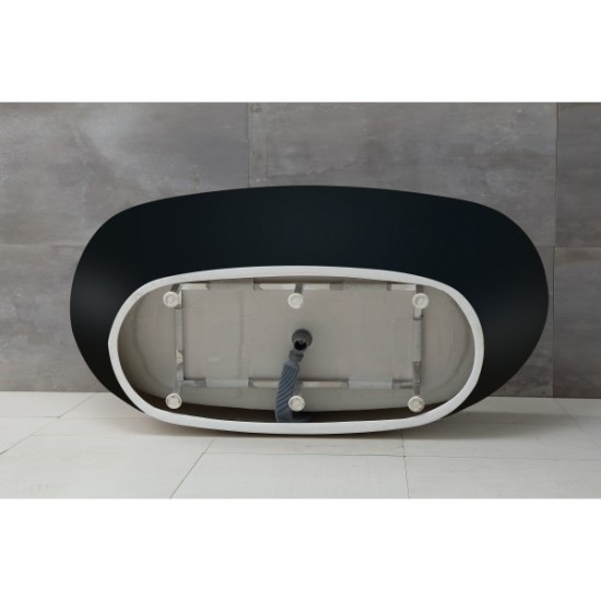 Свободностояща вана "MANHATTEN", в черно