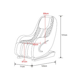 Масажен стол  LUXUS , Zero Gravity