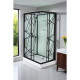 Затворена душ кабина с таван  "DECO BLACK 2" 80x120x215 см. TM3008