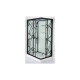 Затворена душ кабина с таван  "DECO BLACK 2" 80x120x215 см. TM3008