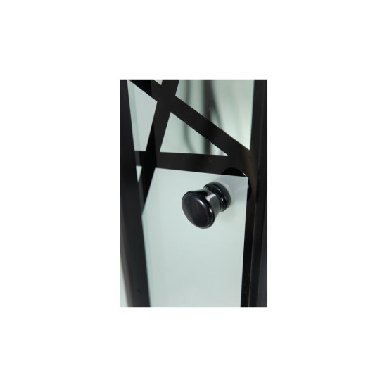 Затворена душ кабина с таван  "DECO BLACK 2" 80x120x215 см. TM3008