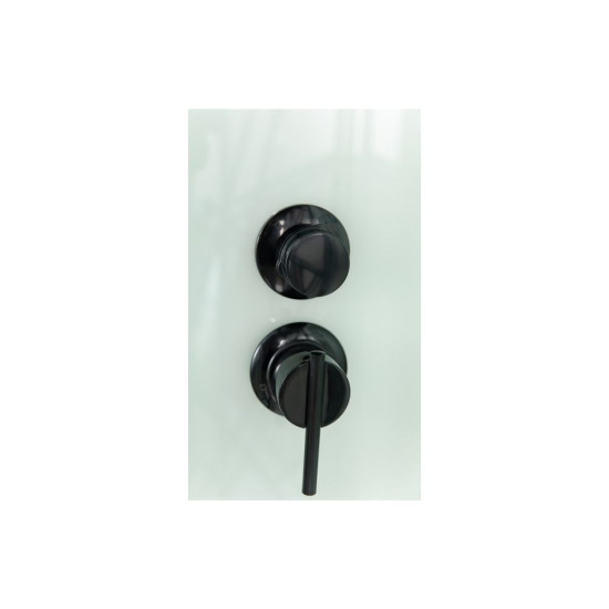 Затворена душ кабина с таван  "DECO BLACK 2" 80x120x215 см. TM3008