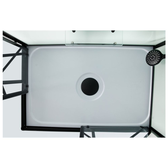 Затворена душ кабина с таван  "DECO BLACK 2" 80x120x215 см. TM3008
